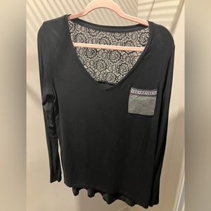 Electric Pink XXL long sleeve blouse